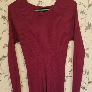 Raspberry BodyCon Sweater